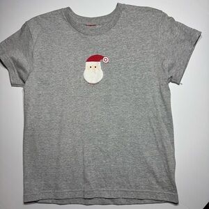 Vintage Target Santa Graphic Tee | Y2K Holiday T-Shirt | 2000s Christmas Shirt